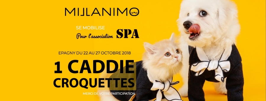 CADDIE CROQUETTES EN FAVEUR DE LA SPA ANNECY MARLIOZ !!!